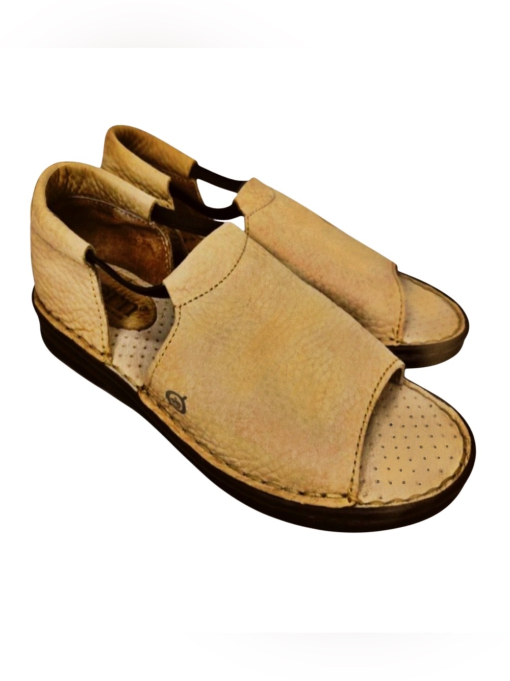 Born Women’s Tan Suede Leather Sandal Size 6